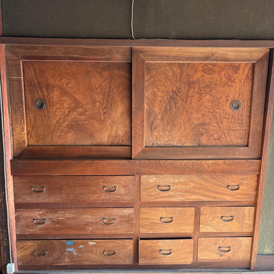 アンティーク　戸板二枚