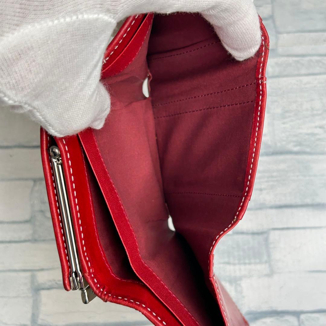 35 美品　BURBERRY バーバリー　二つ折り財布　がま口