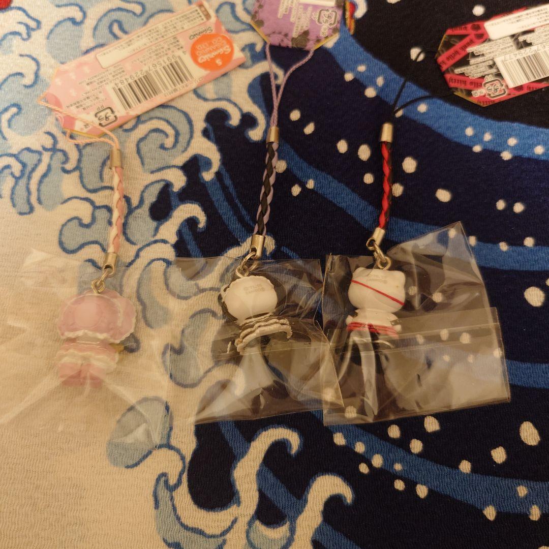 ハローキティ　嶽本野ばら　根付　ゴスロリ　ロリータKT根付け　2005年　レア