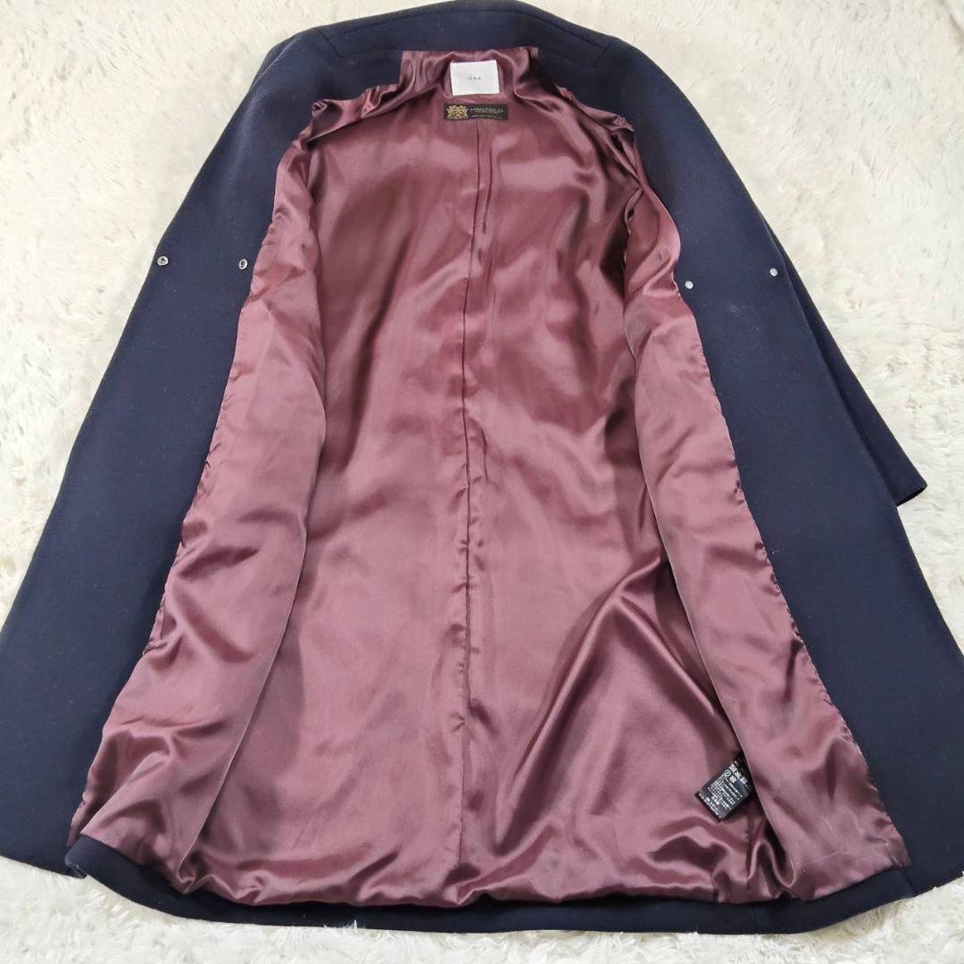 イエナ マンテコ オーバーサイズ チェスターコート ネイビー 極美品