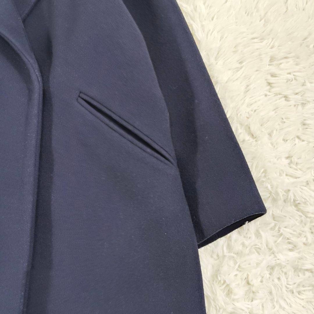 イエナ マンテコ オーバーサイズ チェスターコート ネイビー 極美品