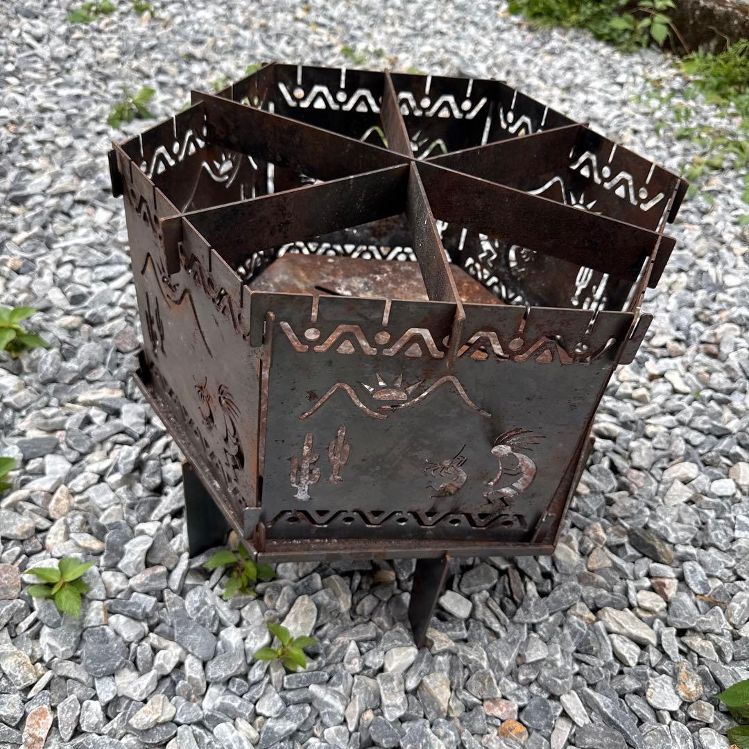 エンリッチ　焚火台　ココペリヘキサライト