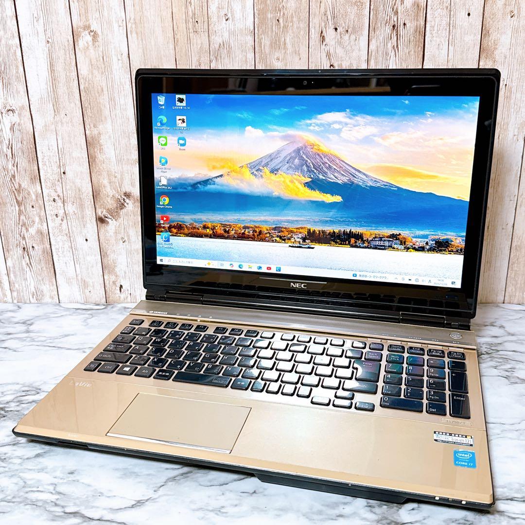 1台限定✨高性能i7＆メモリ8GB/超大容量1TB✨カメラ すぐ使えるパソコン