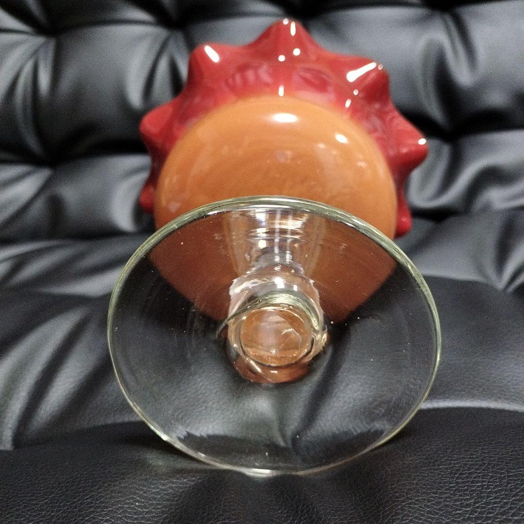 アンティーク 特大 ガラスカップ 氷コップ