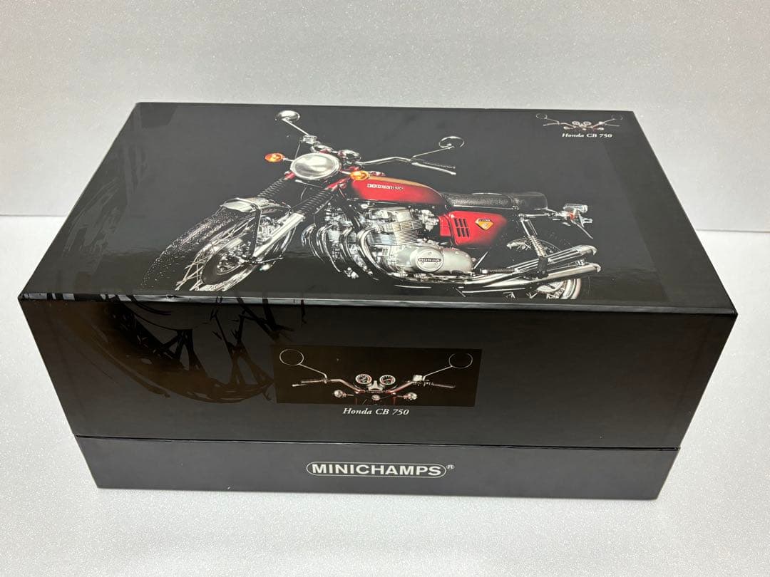 ミニチャンプス 1/6 ホンダ CB750 レッドメタリック　1968
