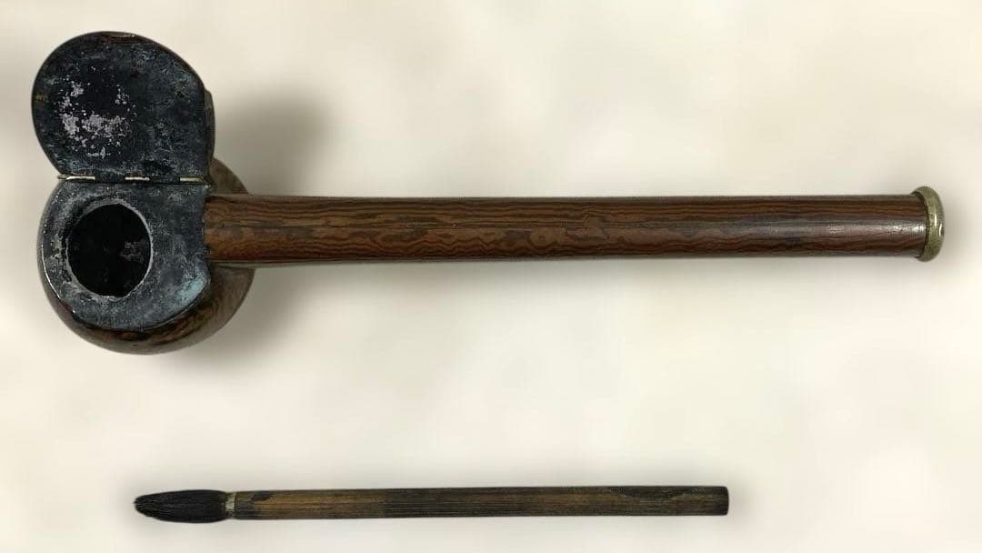 G-17 矢立　2個セット　書道具　骨董品　古道具　時代物　日本　美術品　工芸品