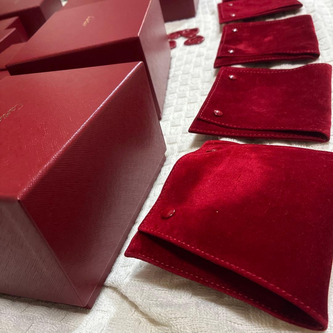 Cartier 赤 ギフトボックス 複数セット