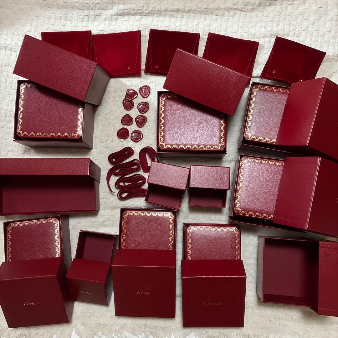 Cartier 赤 ギフトボックス 複数セット