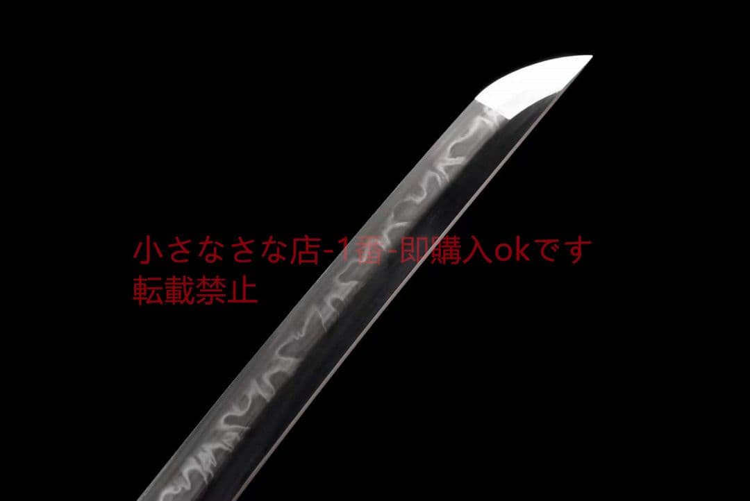 『仏魔』T10覆土焼刃風葉紋侍刀  古兵器 武具 刀装具 日本刀 模造刀 居合刀