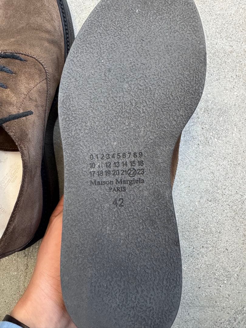maison margiela mm22 ブラウンスエード　メゾンマルジェラ