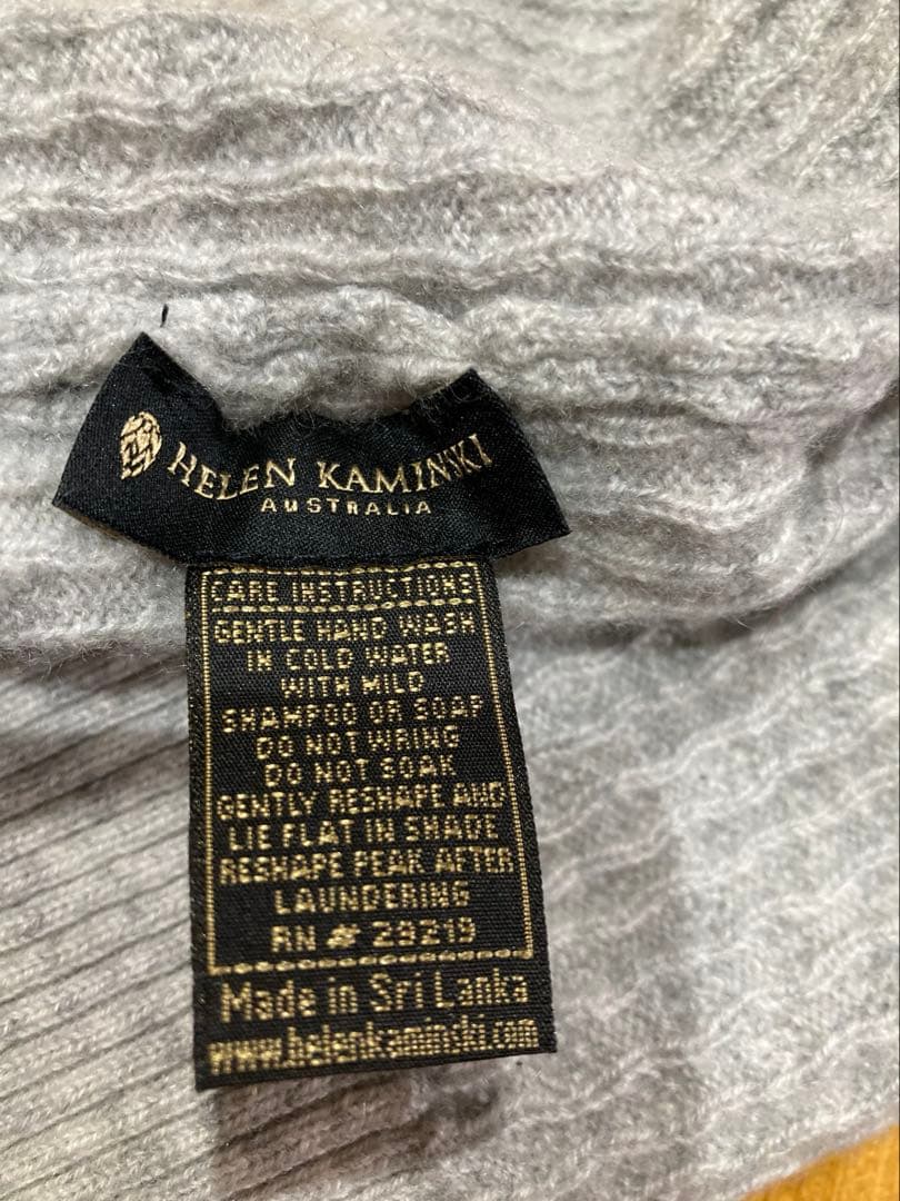 ヘレンカミンスキー　カシミヤ100% ニット帽子