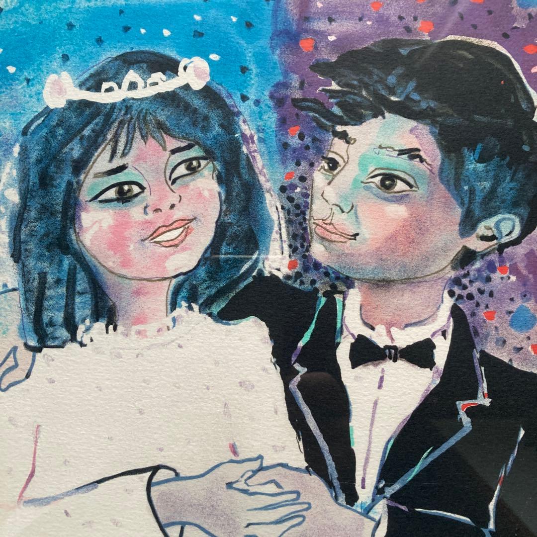 ポールアイズピリ リトグラフ ￼116/1000 郷ひろみ結婚式の引き出物