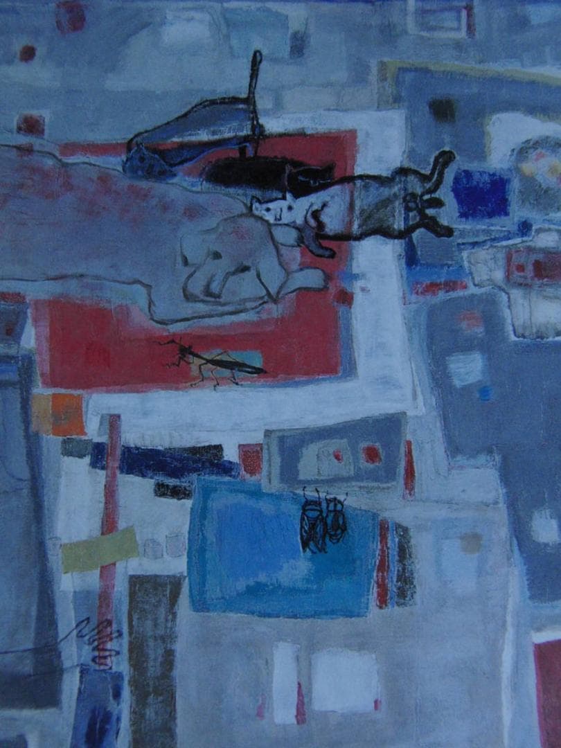 加藤聖扈、【天国に遊ぶダク（愛犬）とアチャコとオチャピイ（愛猫）】