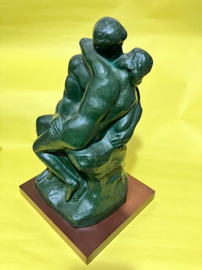 ロダン作　接吻　永遠の愛　ブロンズ