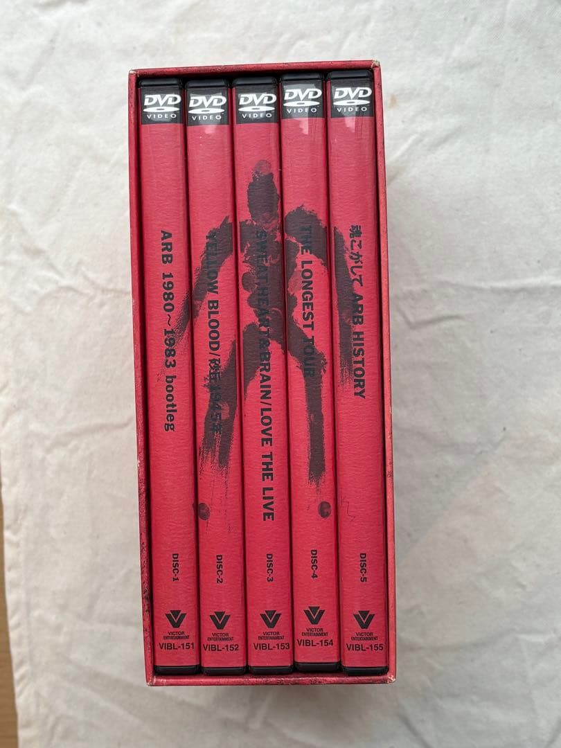 ミュージック ARB RED BOX 1978-1990 COMPLETE DVD SET