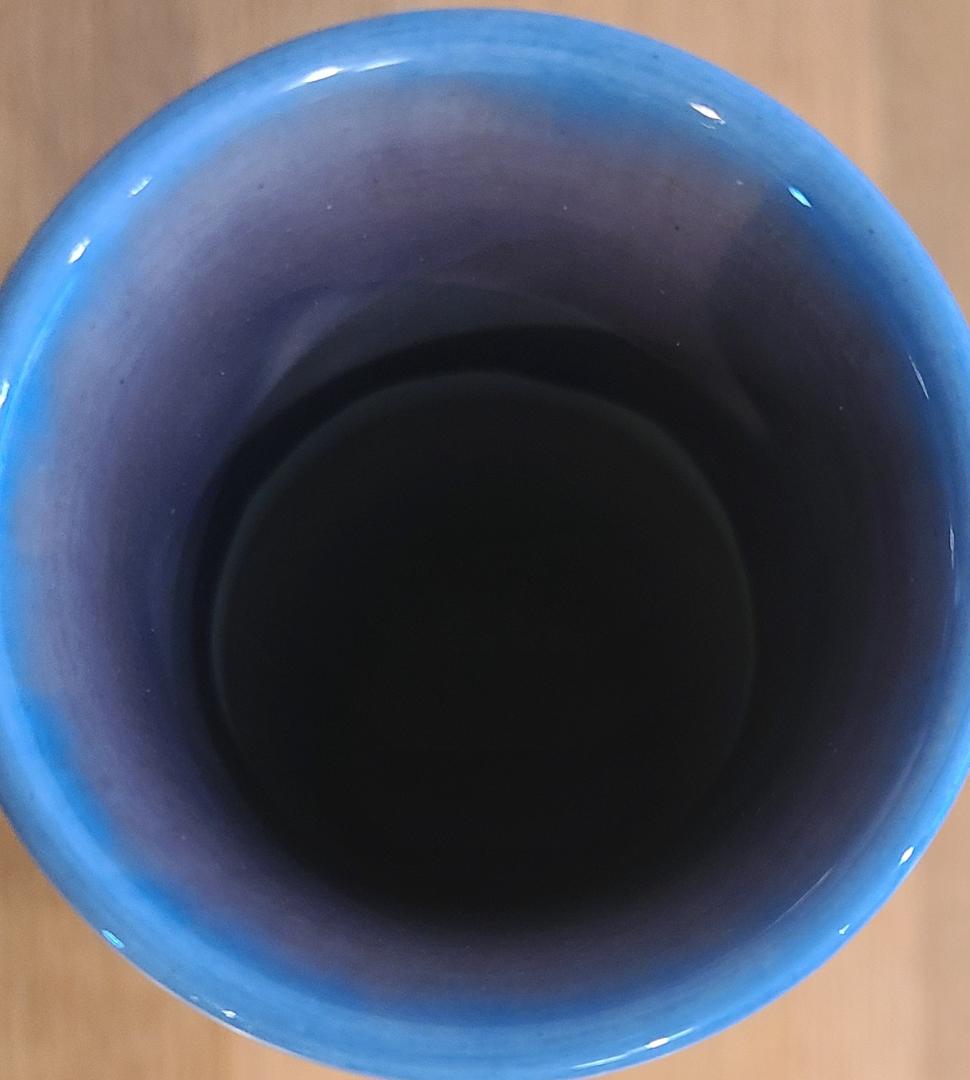 人間国宝　三代 徳田八十吉　耀彩 一輪挿 花瓶　九谷焼