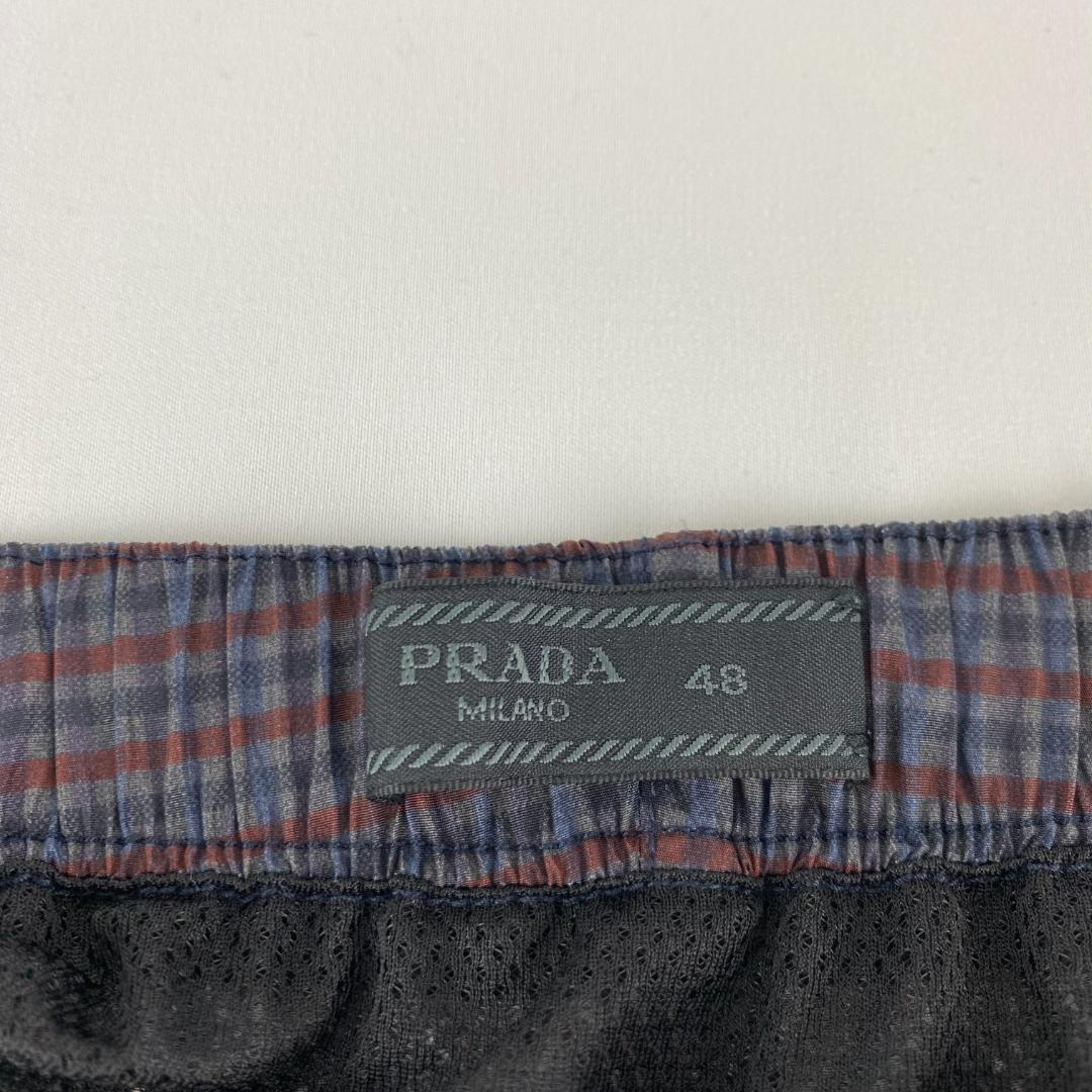 【美品】PRADA スイムウェア 水着 メンズ チェック柄