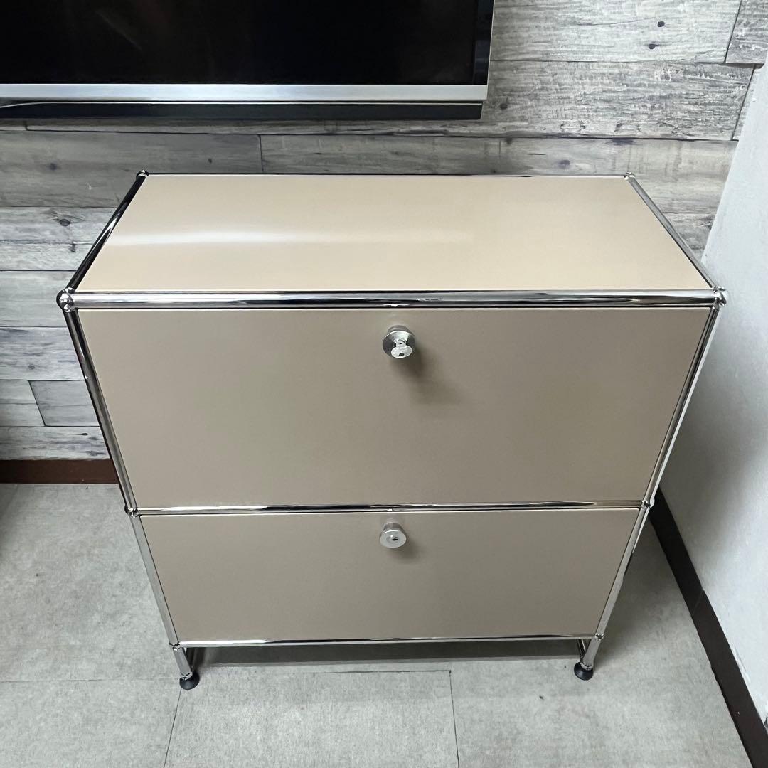 ★nupi★USMハラー １列３段cabinet , beige