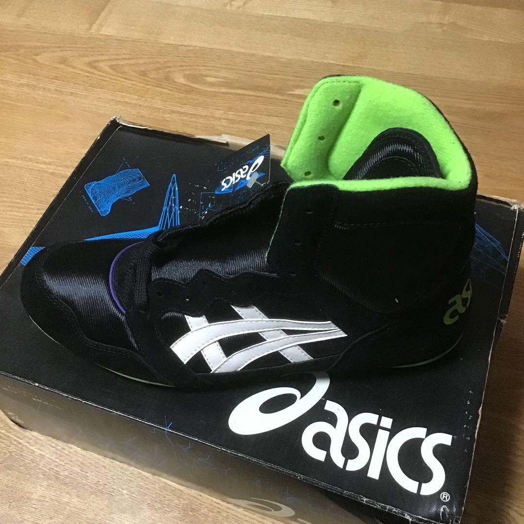 新品未使用品　廃盤品　タグ付きasics レスリングSS TWR323 27cm
