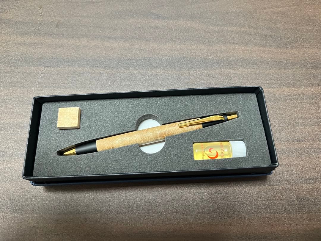 野原工芸 限定樹種 バーズアイメイプルのボールペン・スリム