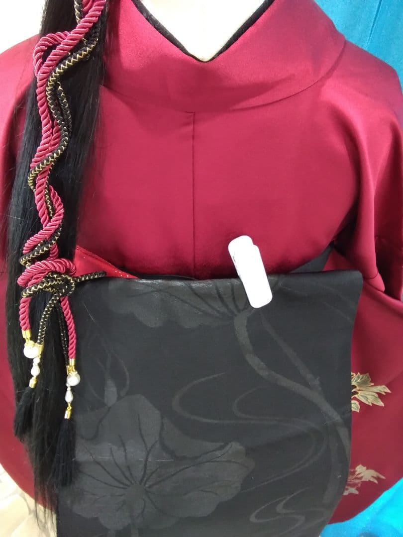 振袖フルセット、正絹振袖成人式、重ね衿、、西陣京の袋帯、襦袢