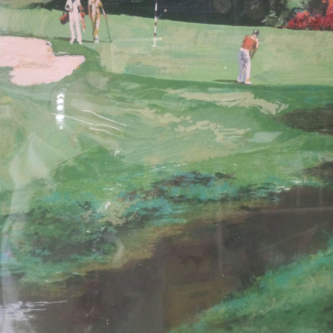 4560）マークキング　リトグラフまたはシルクスクリーン「アプローチ」額装