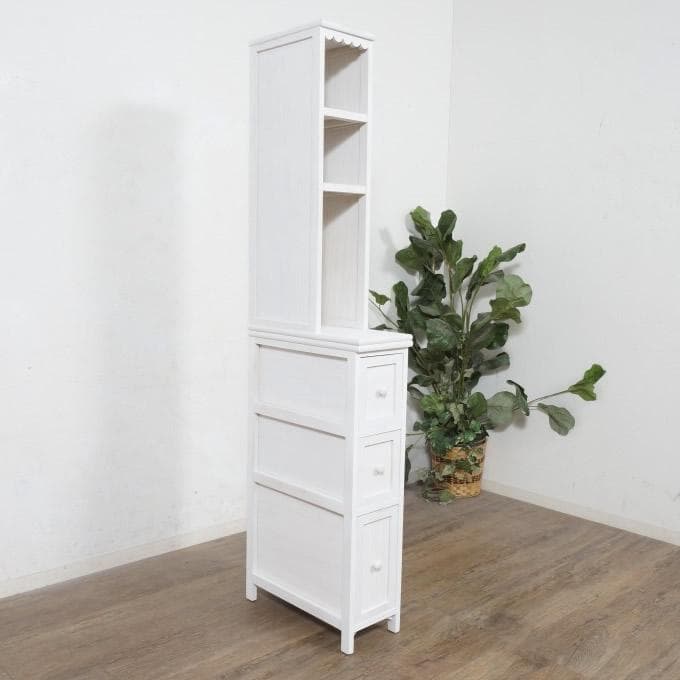 【新品・未使用】　シャビー　隙間ラック ランドリーチェスト　　幅20cm