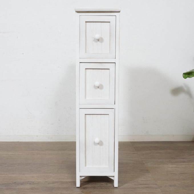 【新品・未使用】　シャビー　隙間ラック ランドリーチェスト　　幅20cm