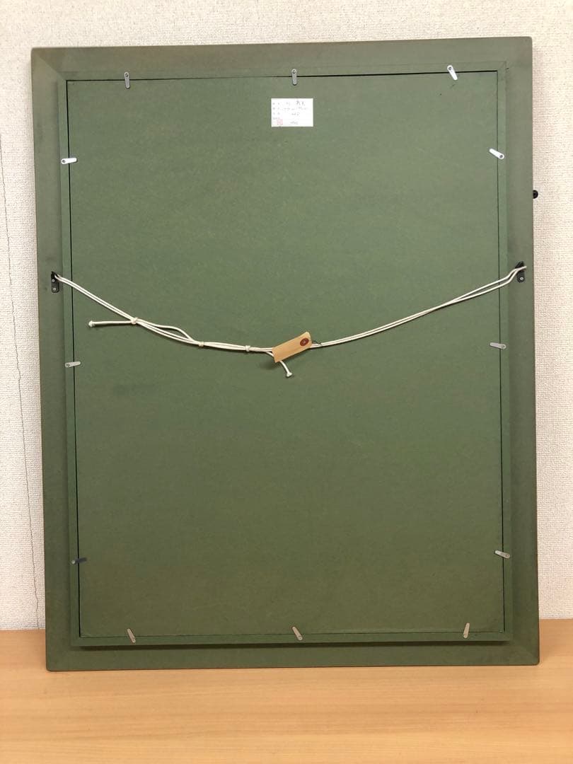 岡義実 油絵 絵画 「トゥルーヴィル」額寸 縦930㎜横740㎜ サインあり