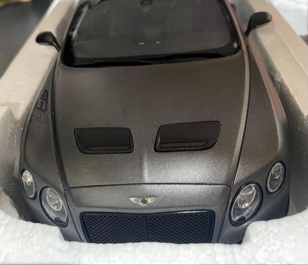 限定品　ベントレーコンチネンタルGT3-Rマットグレー1/18 品質管理カード付