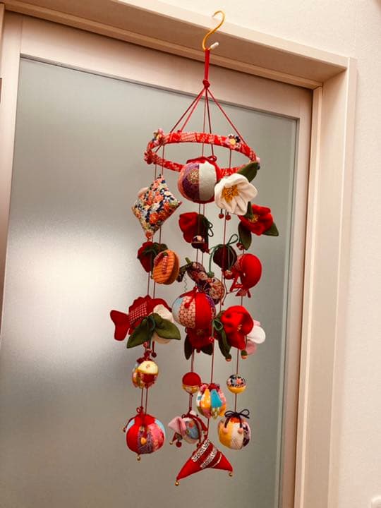 ひな祭り⭕️お値下げ◆ラスト1点◆吊るし雛　吊るし飾り　手作り　ひな祭り　タイプＡ
