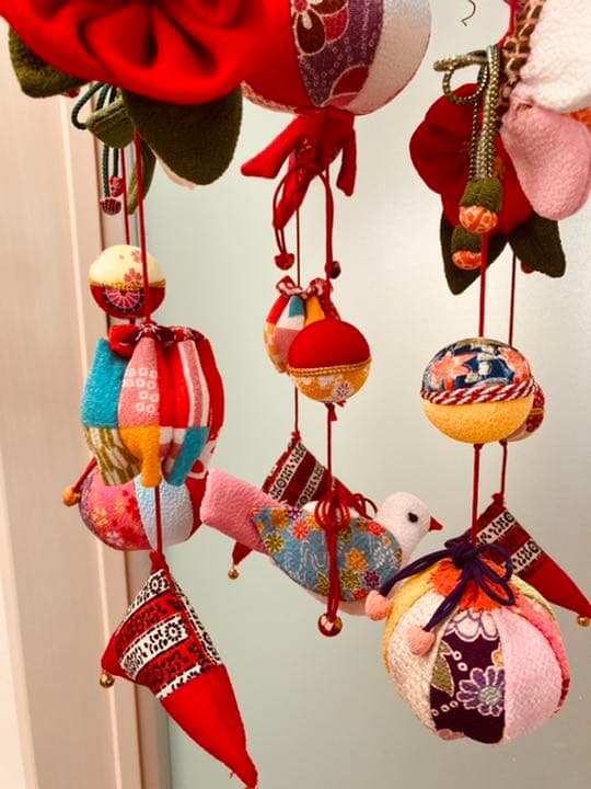 ひな祭り⭕️お値下げ◆ラスト1点◆吊るし雛　吊るし飾り　手作り　ひな祭り　タイプＡ
