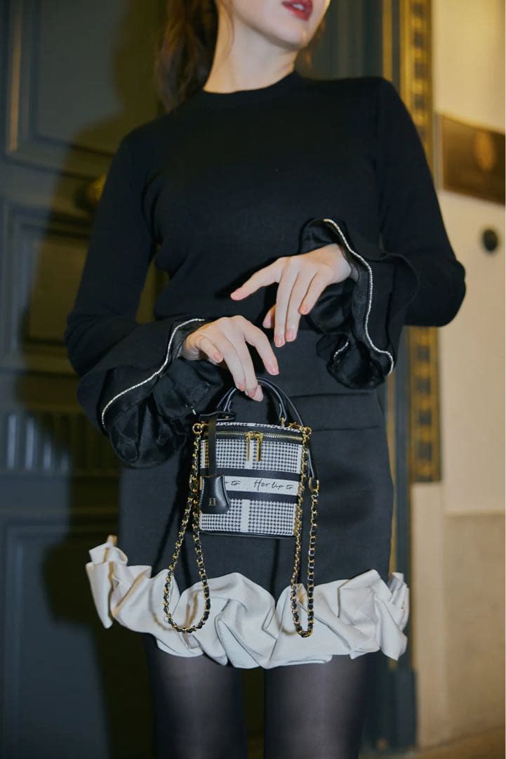 バッグ Her lip to HLT Jacquard Mini Vanity Bag