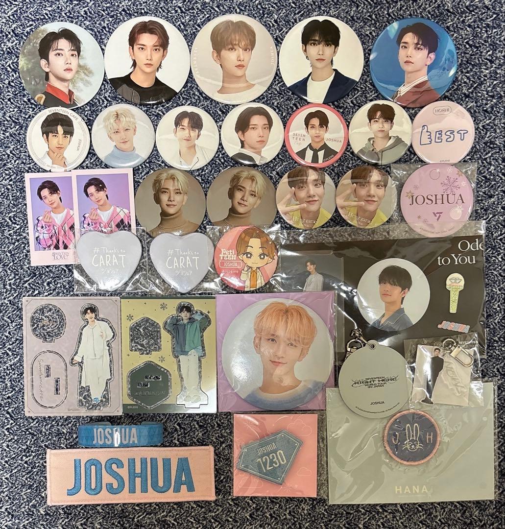SEVENTEEN ジョシュア　缶バッジ　トレカ　アクスタ　まとめ売り　ワッペン