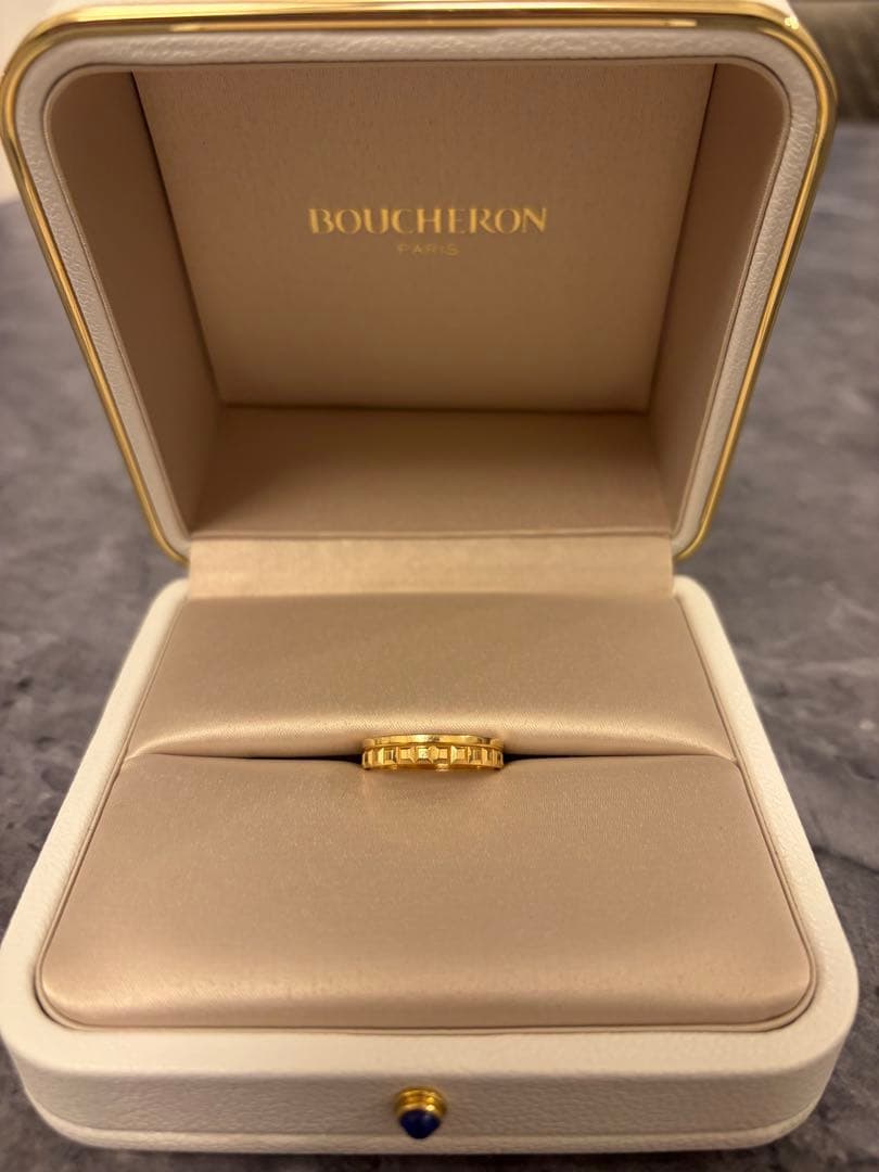 ブシュロン キャトル ラディアント リング ハーフ