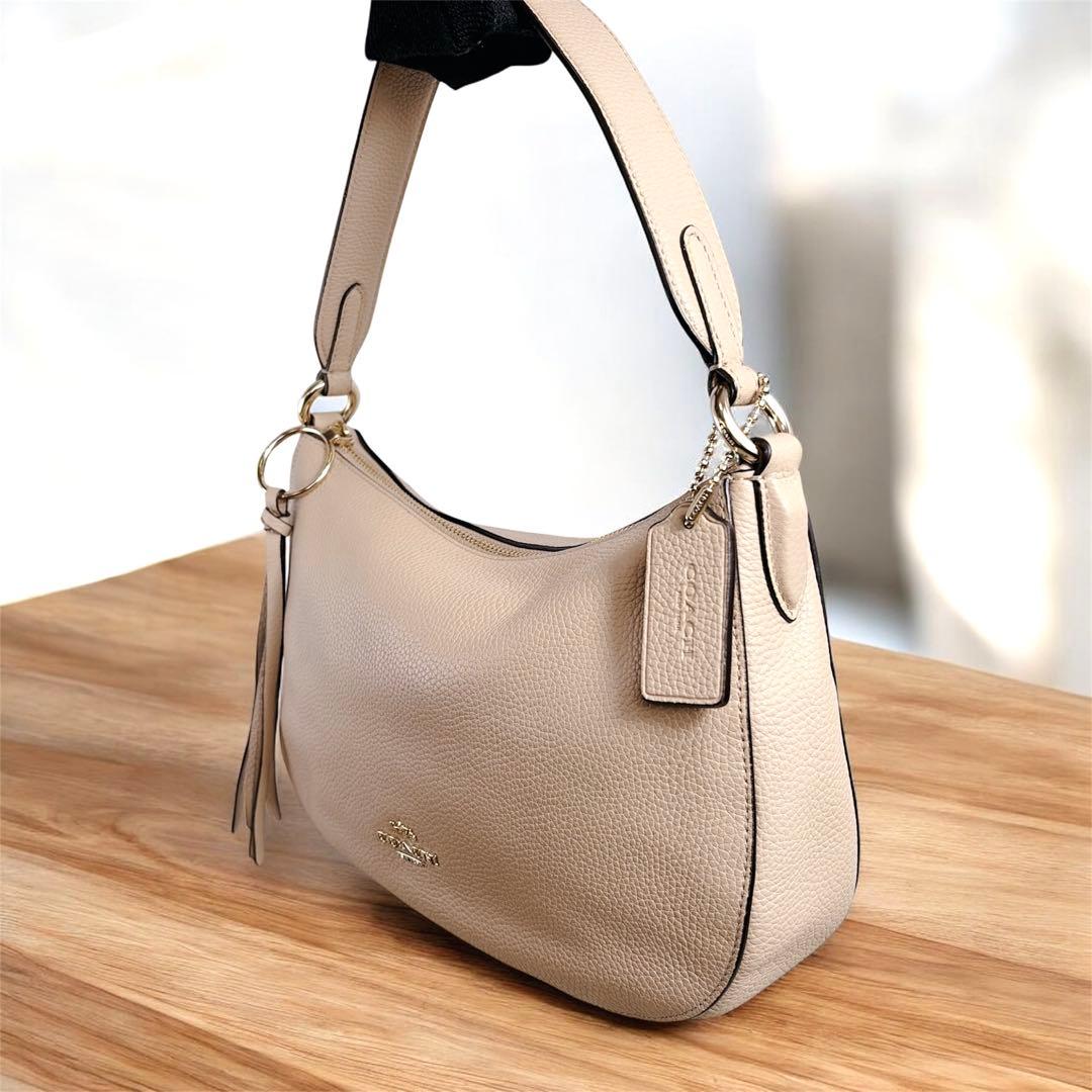 Coach ショルダーバッグ ハンドバック ワンショルダー　ベージュ