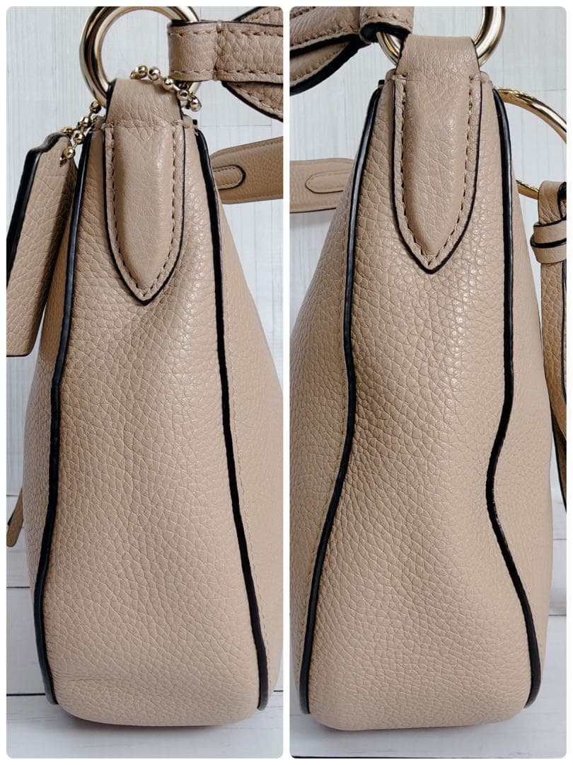 Coach ショルダーバッグ ハンドバック ワンショルダー　ベージュ