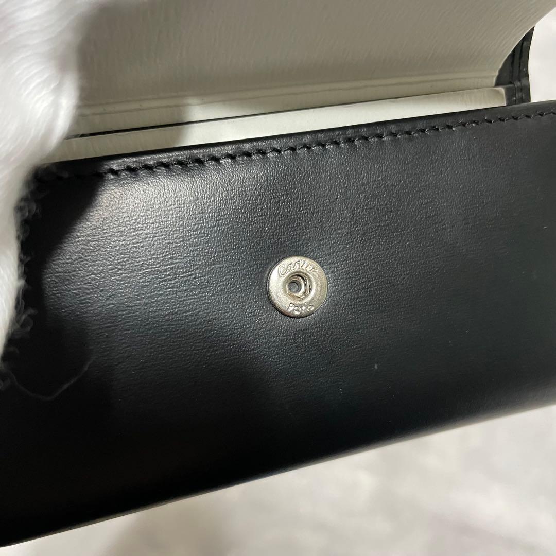 新品未使用 Cartier カルティエ レザー ドゥーブルCロゴ キーケース