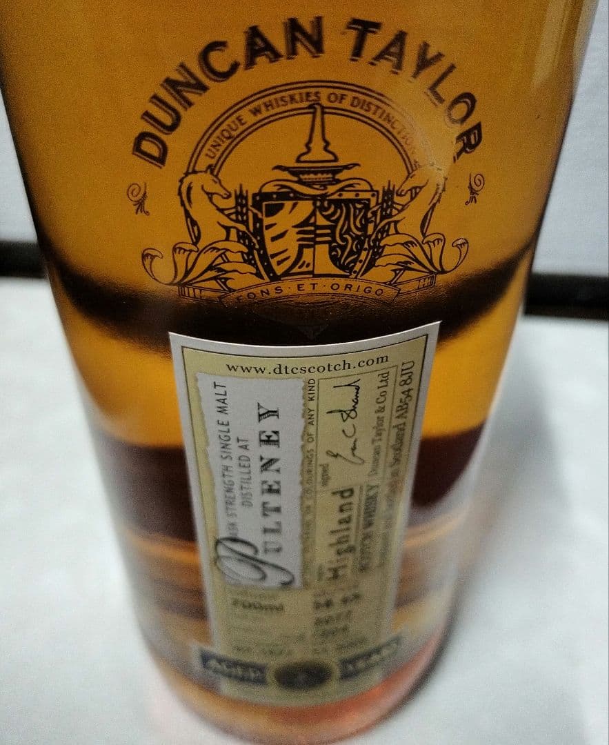 希少品！Pulteney 28年シングルモルトウイスキー 700ml 58.6