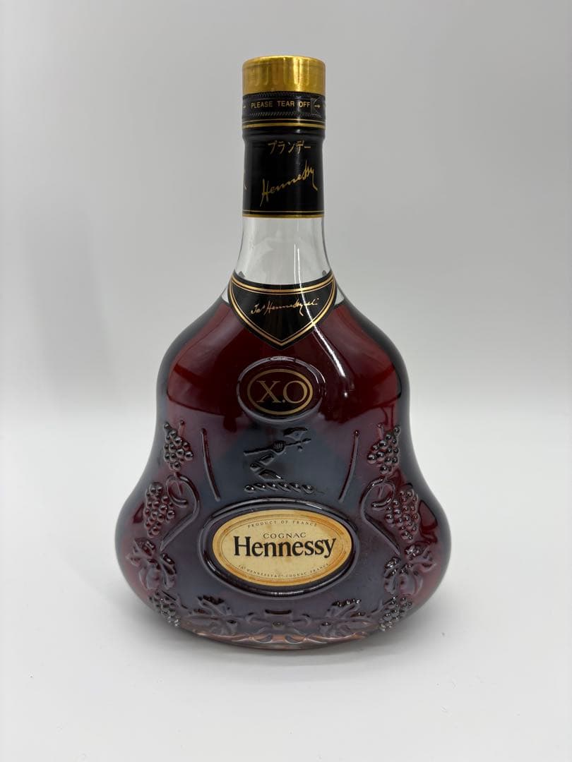 ヘネシー X.O ブランデー 金キャップ クリアボトル 700ml