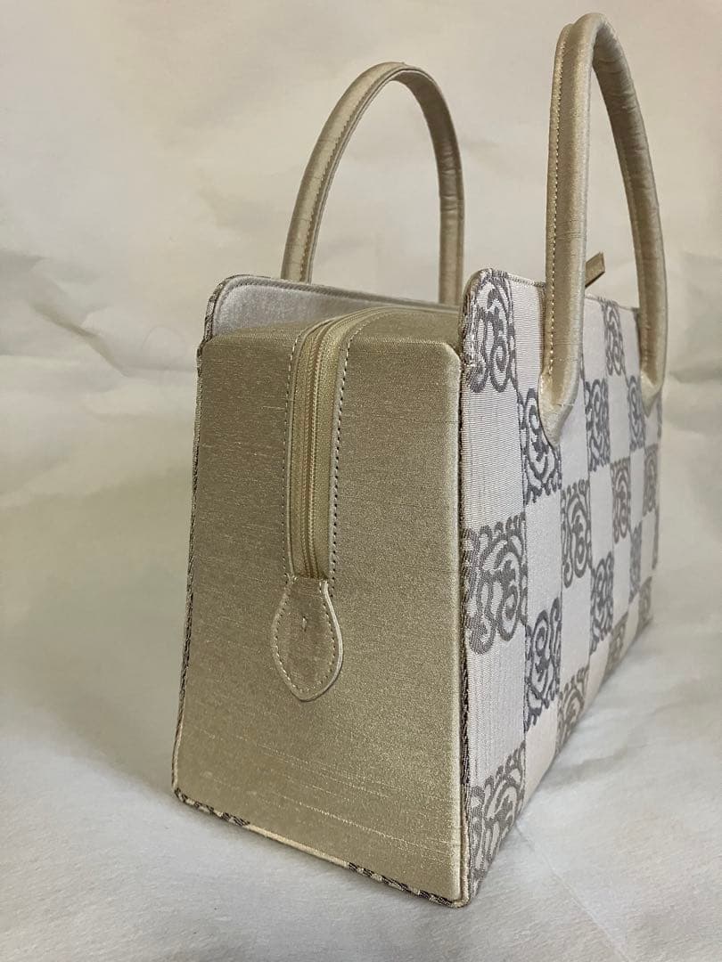 新品◆和装バッグ　利休バッグ　金蘭織物　入卒式　結婚式　お茶席