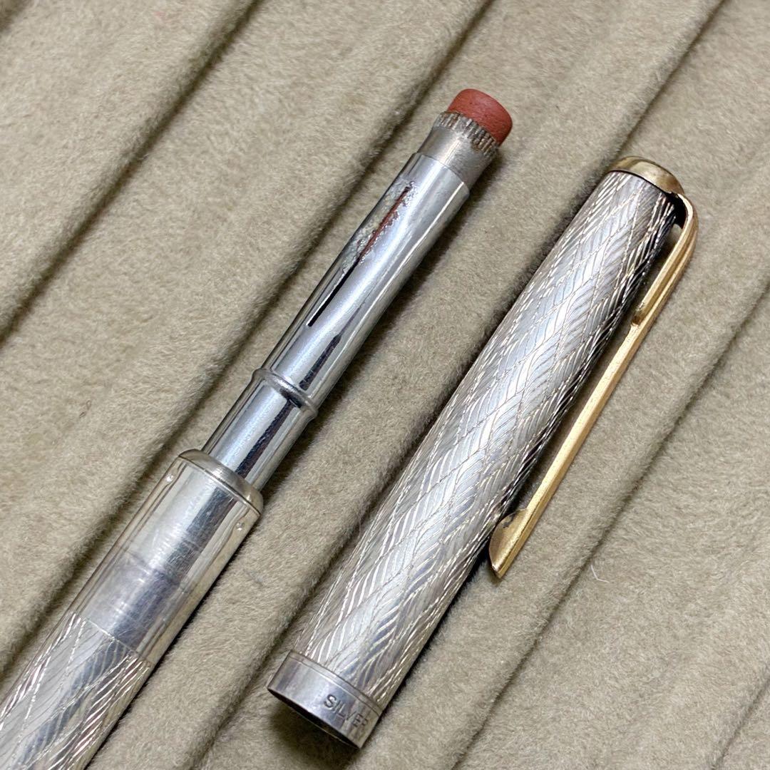 ニューマン　銀製　シルバー　ノック式　シャーペン