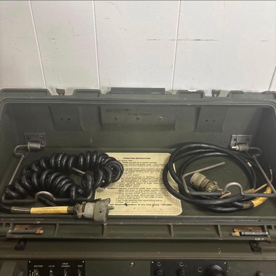 米軍実物　FACSIMILE SET TACTICAL AN/GXC-7A
