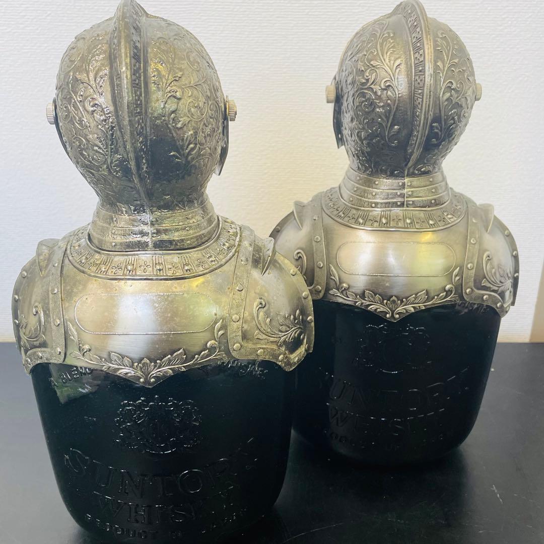 サントリーオールドウイスキー特級 G＆G甲冑ボトルカバー付き