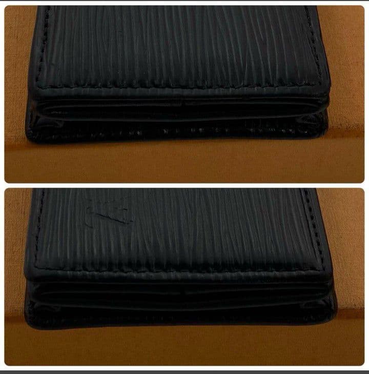 極美品ルイヴィトンエピポルトモネ小銭入れ財布ブラック目立った傷や汚れなし送料無料