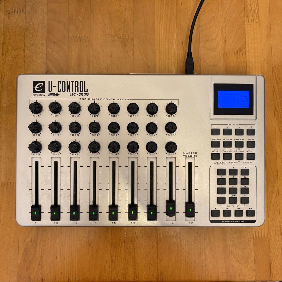 Evolution UC-33e MIDIコントローラー 動作品