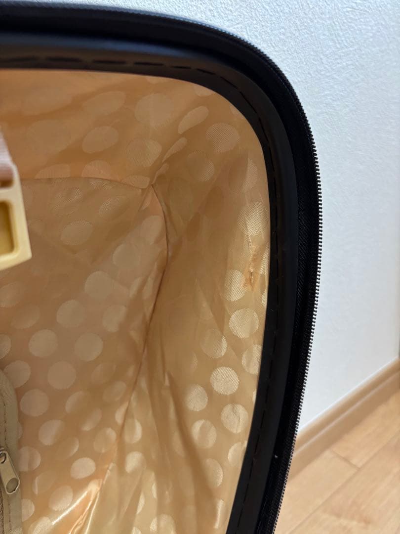 乗れるキャリーケース　青