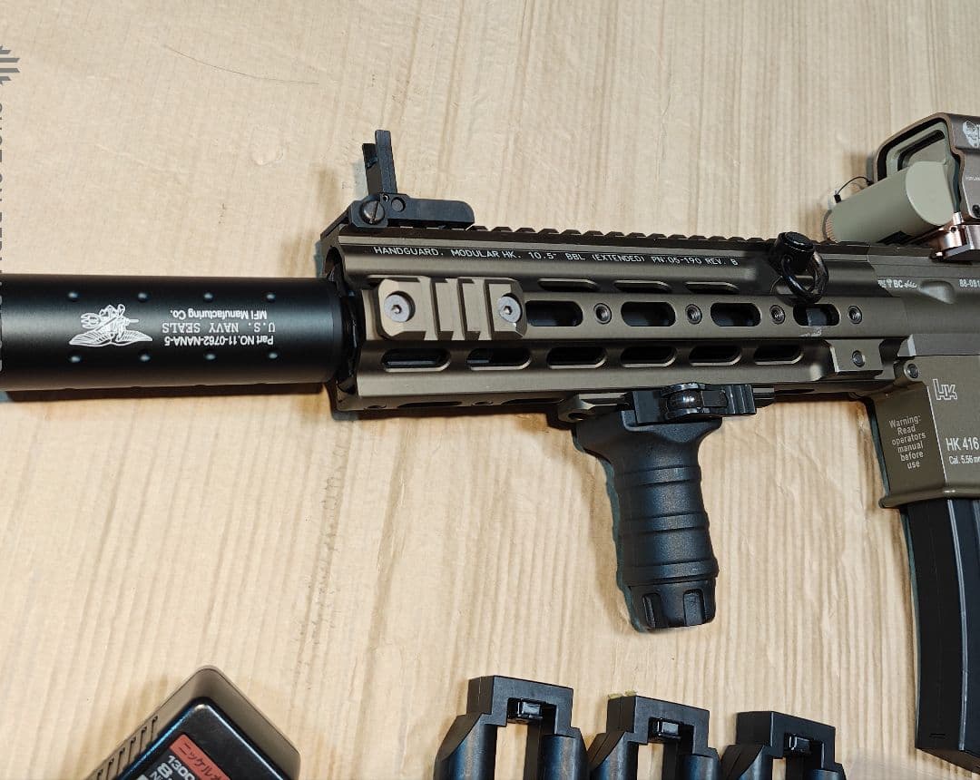 [購入者決定]東京マルイ次世代電動ガンHK416デルタ付属多数