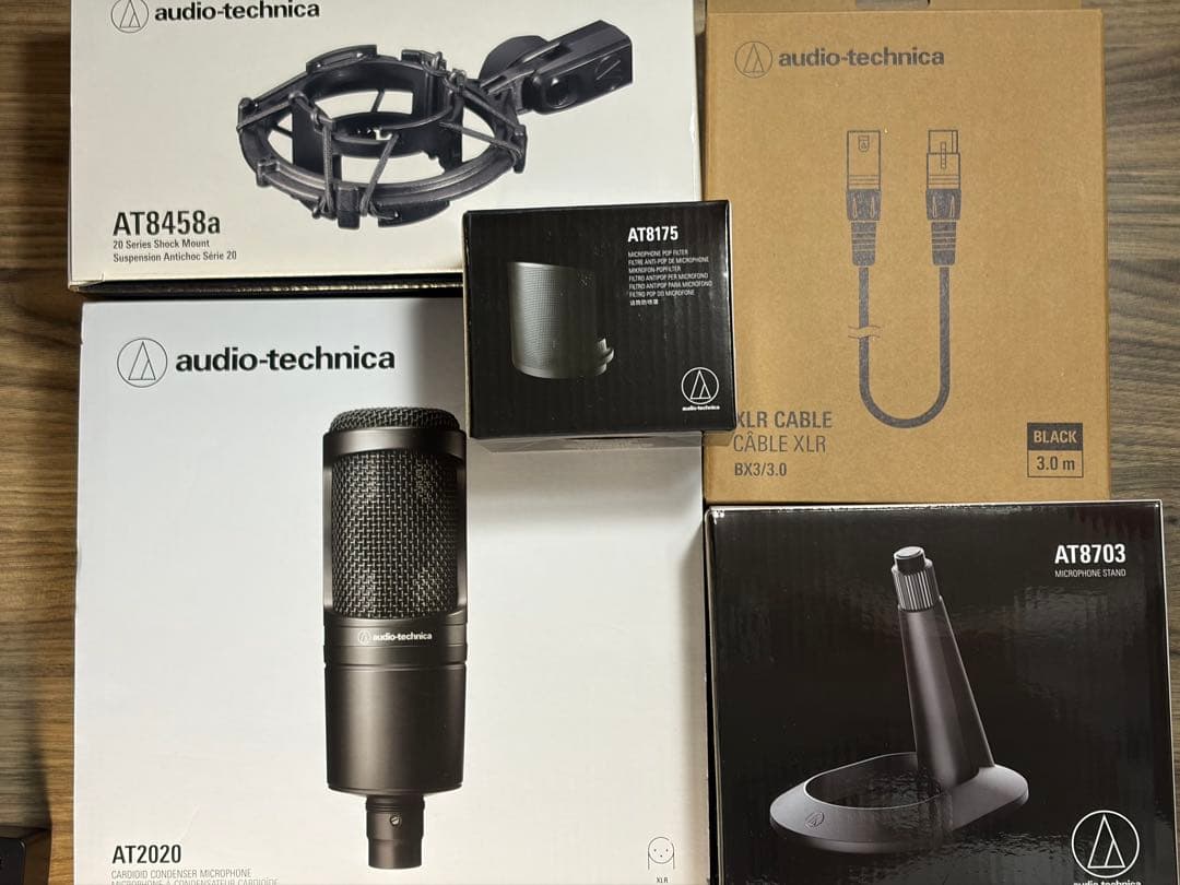 Audio-technica AT2020+アクセサリーセット