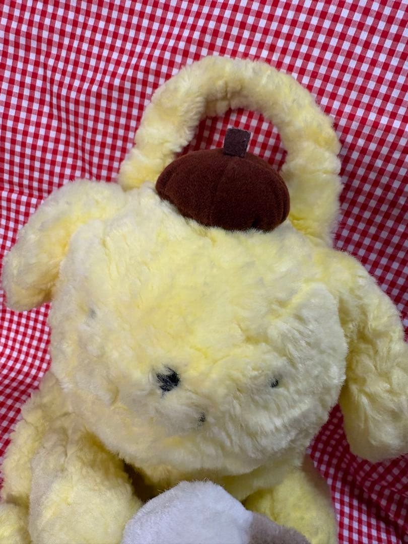 ポムポムプリン レトロ ぬいぐるみバッグ